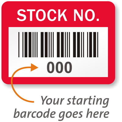 Barcode on Inventory Barcode Labels   Asset Barcode Labels