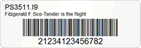 Library Barcode Labels - 0.65 in. x 1.9 in.