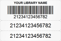Library Barcode Labels - 1.3 in. x 1.9 in.