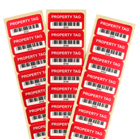 100 AlumiGuard™ asset tag, numbered and barcoded