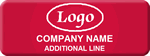 Asset Tag without Numbering, text and logo