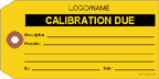 Custom Calibration Due Label [add name or logo]