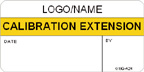 Calibration Extension Label [add name or logo]