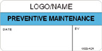 Preventive Maintenance Label [add name or logo]