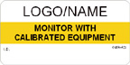 Monitor with Calibrated Equipment Label [add name/logo]