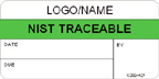 NIST Traceable Label [add name or logo]