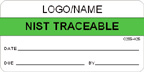 NIST Traceable Label [add name or logo]