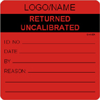 Returned Uncalibrated Label [add name or logo]