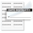 DATE INSTALLED