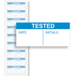 Tested Calibration Labels, Green On White