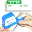 Tested Calibration Labels, Green On White