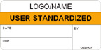User Standardized Label [add name or logo]