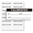Calibrated: By/Date/Due - Black