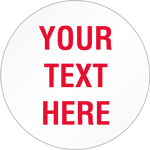 Tamper Labels, Custom Text