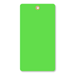 5¾ in. x 3 in. Fluorescent Green Vinyl Tag
