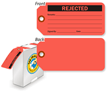 Rejected Tag-in-a-Box Inspection Tag-in-a-Box
