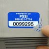 These Destructible Vinyl Asset Labels Break into Small Pieces- Frustrating Vandals or &ldquo;Accidental&rdquo; Re-appropriation of Your Equipment.