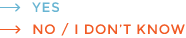 yes no legend