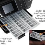 Print your own QR asset tags