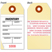 2 And 3-Part Inventory Tag