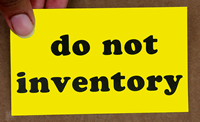 Do Not Inventory Label