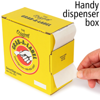 QC Approval Labels in Dispenser Box
