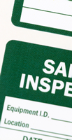 Safety Inspection Record Label