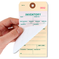 Heavy Manila Cardstock Inventory Tag Copy