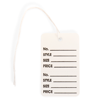 Garment Tag Large, with String