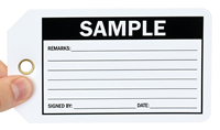 Sample Production Control Tag